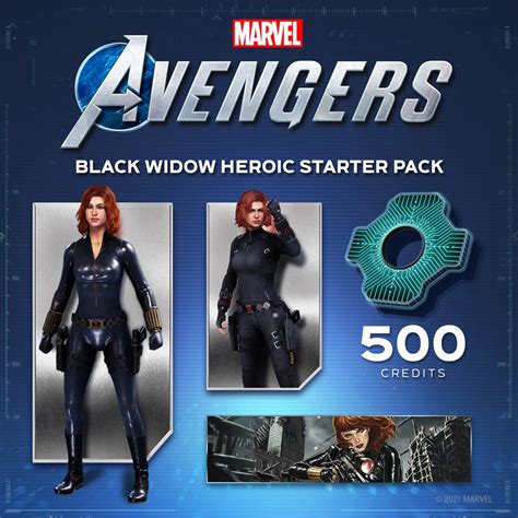 Marvel S Avengers Black Widow Heroic Starter Pack Ps4