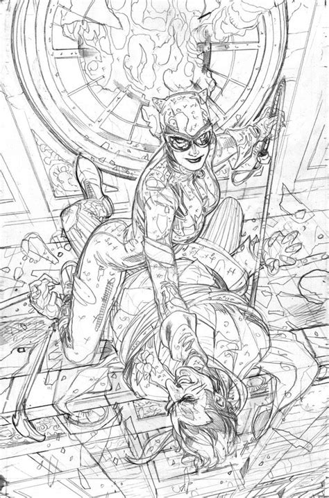 Catwoman Cover Pencil By Terrydodson Deviantart On Deviantart