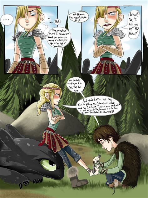 How To Train Your Dragon Astrid And Hiccup Comic Telegraph