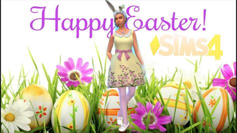 The Sims 4 Easter Bunny Cas Cc Links Collab Wkaiwry Sims Youtube