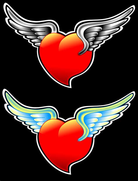 Heart Winged Corazon Alado By Moncadeldemonio On Deviantart