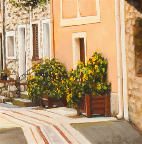 Daily Painting By Artist Dominique Amendola Aspremont Village In Provence
