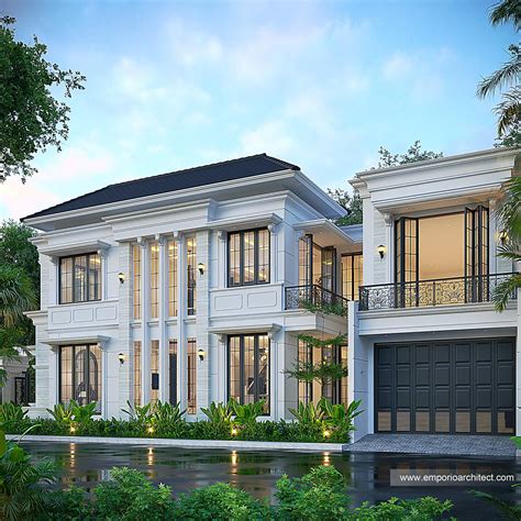 Facadedesign Mr Hdi Classic Modern House 2 Floors Design Jakarta