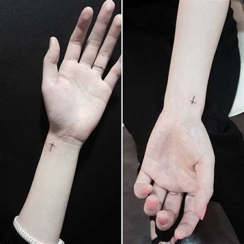 50 Unique Small Cross Tattoo Designs Simple And Lovely Yet Meaningful