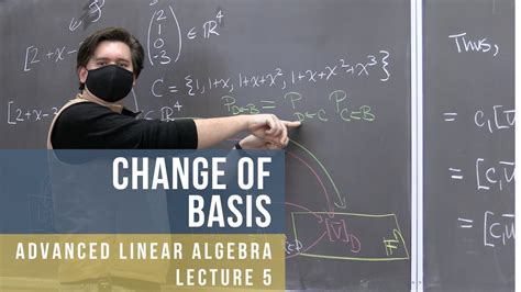 Advanced Linear Algebra 5 Change Of Basis Youtube