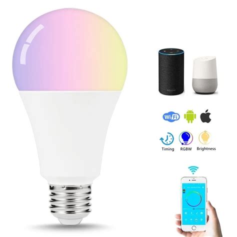 Wifi Smart Light Bulb 7w App Remote Control Led Light Bulb E27 Dimmable