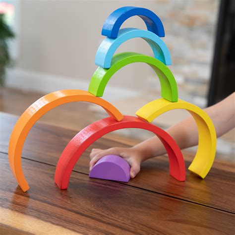 Rainbow Arches Stack And Play Best Baby Toys And Ts For Ages 2 To 3
