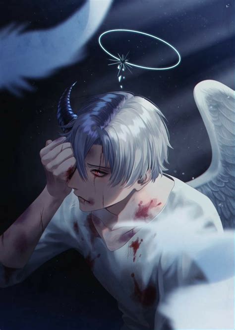 Sad Anime Boy Angel