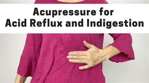 Acupressure Points For Acid Reflux And Indigestion Massage Monday 478 Youtube