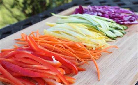How To Julienne 5 Ways To Julienne Vegetables The Nibble Webzine Of