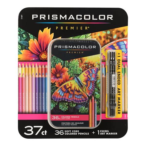 Prismacolor Premier Soft Core Colored Pencils Assorted Colors 36ct