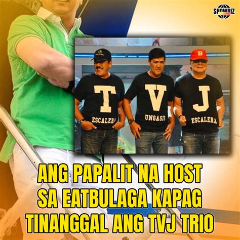 Kilalanin Ang Papalit Na Host Sa Eatbulaga Kapag Tinanggal Ang Tvj Trio Umalma Ang Maraming