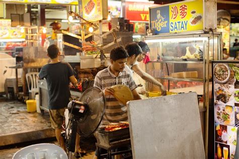 Jalan Alor Street Food Night Market Editorial Stock Image Image Of