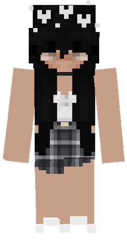 Pink And Grey Hd Girl With Hearts Nova Skin Minecraft Skins