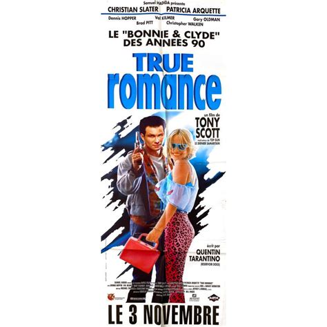 True Romance French Movie Poster 23x63 In 1993