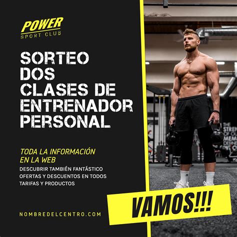 Banner Editable Para Sorteos De Gimnasios Y Fitness Fitness