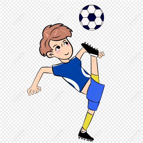 Dibujos Animados De Niño Pequeño Jugando Al Fútbol Png Imágenes Gratis