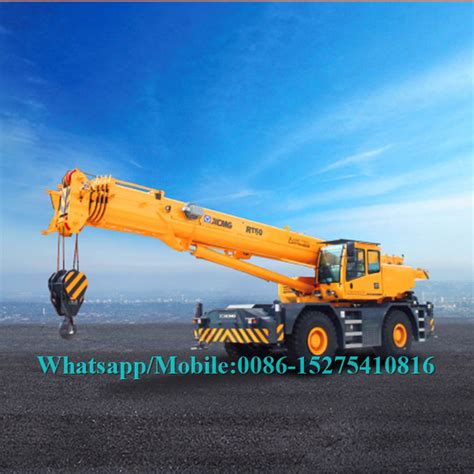 Boom Truck Crane 50 Ton Xcmg Rt50 Mobile Rough Terrain Crane Telescopic