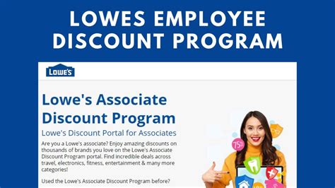 Lowes Employee Discount Program Portal Login
