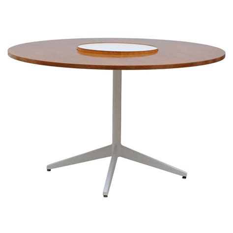 Clever design by george nelson for herman miller measures: 1stdibs | George Nelson "Lazy Susan" Dining Table for ...