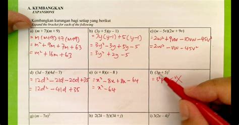 Pemfaktoran Ungkapan Algebra  A Tribute to Joni Mitchell