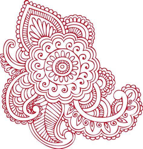 Download Tattoo Henna Stencil Template Mehndi Png Free Photo Hq Png