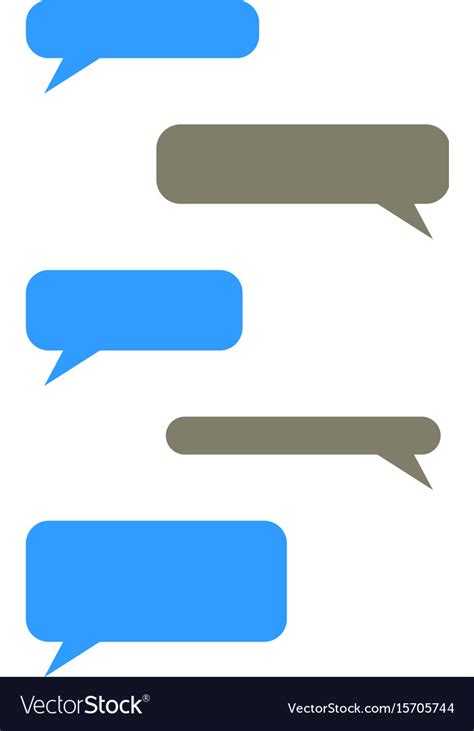 Message bubbles with place for text Royalty Free Vector