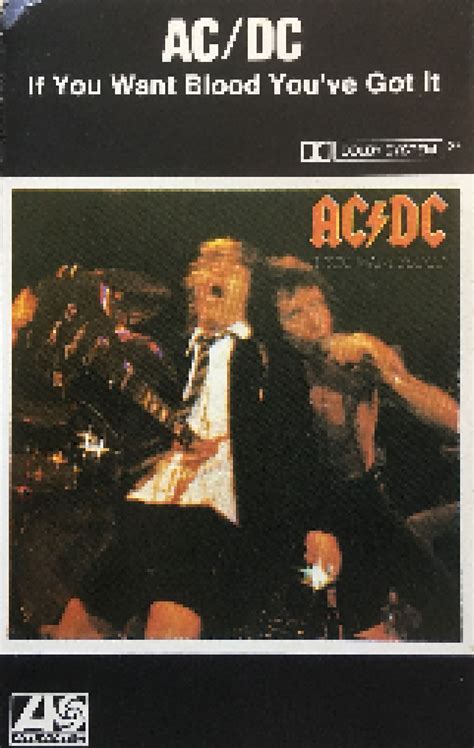 If You Want Blood Youve Got It Tape 1978 Live Von Acdc