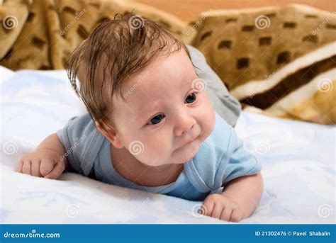 Portrait Of Young Infants Stock Photo Image Of Happiness 21302476