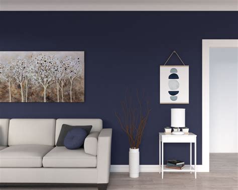 10 Elegant Dark Blue Accent Wall Ideas