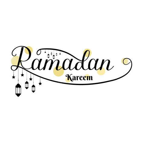 Lettering Ramadan Kareem Islamic Arabic Typography Text For Marhaban Ya