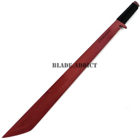 27 Black Ninja Full Tang Sword Zombie Killer Katana Megaknife