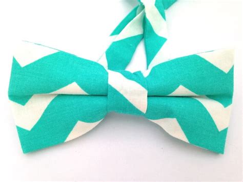 Blue Chevron Bow Tie Blue Bow Tie Fathers Day T Etsy