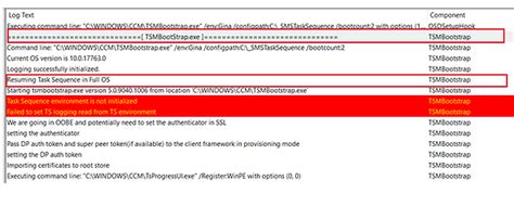 OSD Task Sequence Failed With Error X EE SCCM ConfigMgr