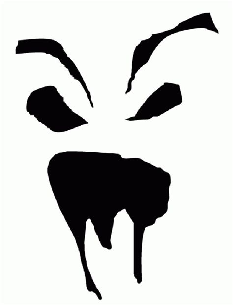 Monster energy is an energy drink brand that was launched in april 2002. Scary Face Pumpkin Stencil | Pumpkin carving templates ...