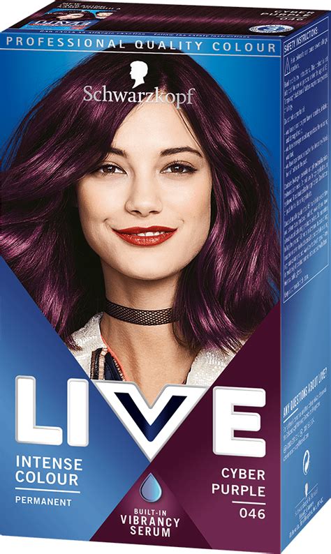 The process of changing your hair from one exotic color to another is part design, part chemistry, part foolish bravery, part pure vanity. 046 Cyber Purple Hair Dye by LIVE