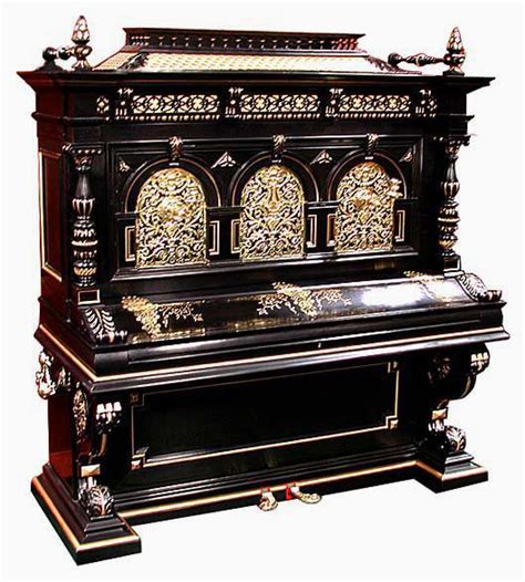 An Ornate Napoléon Iii Upright Piano 19th Century Piano Musical