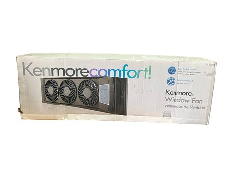 Kenmore 33052 Triple Window Fan Black Nip Ebay