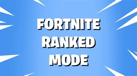 New Fortnite Ranked Mode What Rank Will You Be In Youtube