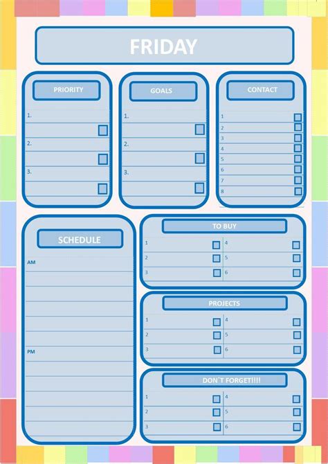 20 Franklin Covey Daily Planner Template Simple Template Design Covey