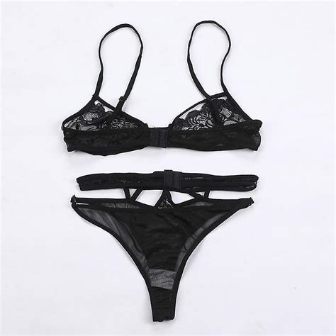 Lingerie Womens Underwear Set Sexy Lace Erotic Lingerie Set Female Underwear Set Lace Bra