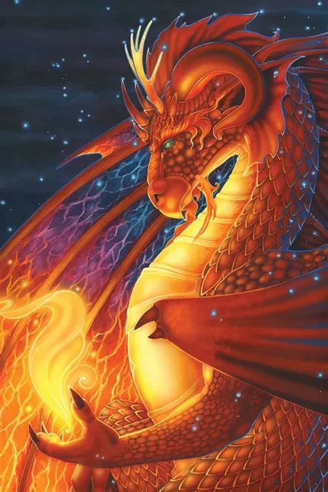 Diamond Painting Fire Dragon