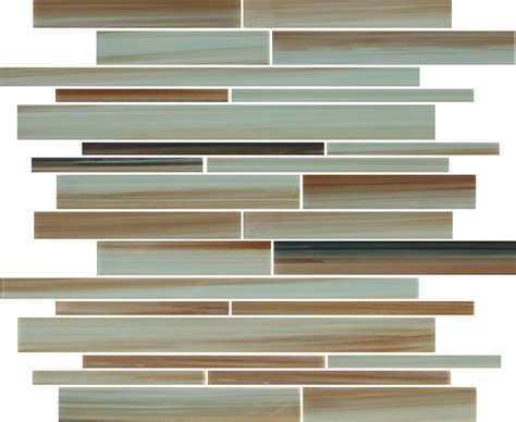 Sunset Beach Hand Painted Linear Glass Mosaic Tiles Rocky Point Tile