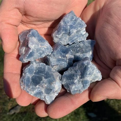 Raw Blue Calcite The Crystal Council