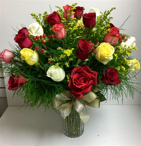 Flowers By Rose Assorted Rose Bouquet In Richmond Hill Ga Flowers By