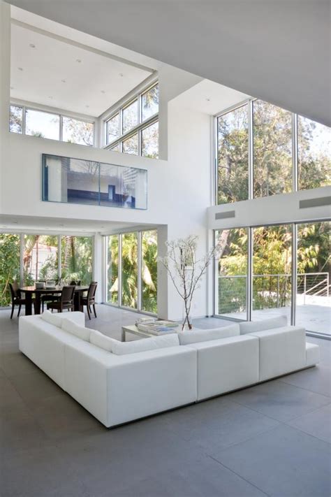 Modern White Home Filled With Art Natural Light Strang