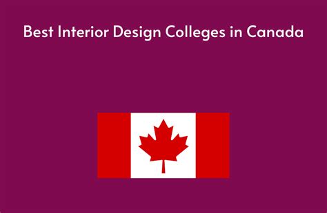 58 Best Interior Design Colleges In Canada Studyconnexion