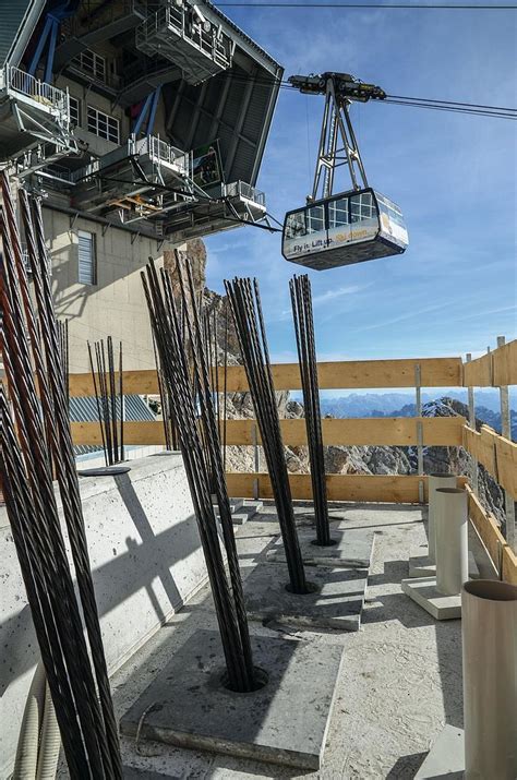 The New Eibsee Gondola On The Zugspitze Mountain Dywidag Systems For