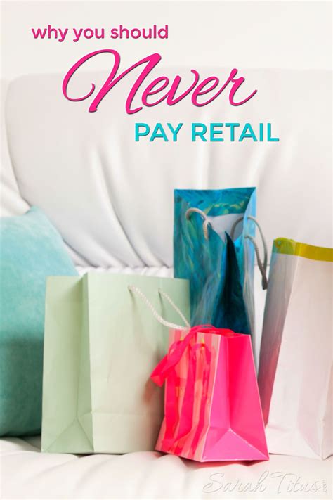 The truth is, that you don't HAVE TO pay retail, and if you don't have