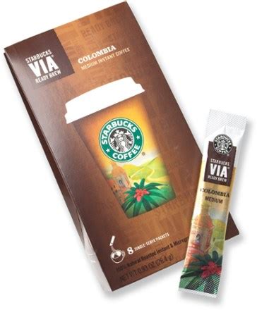 Starbucks via instant offers the same starbucks coffee—in an instant. Starbucks VIA Ready Brew Instant Coffee - Package of 8 ...